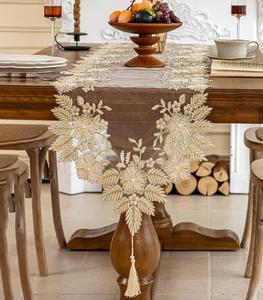 <span class=keywords><strong>Nappe</strong></span> de table en tissu européen Yongho, dentelle brodée, <span class=keywords><strong>nappe</strong></span> de table perlée, bande décorative, banquet de mariage, <span class=keywords><strong>nappe</strong></span> de table pour la maison - Product Image 2