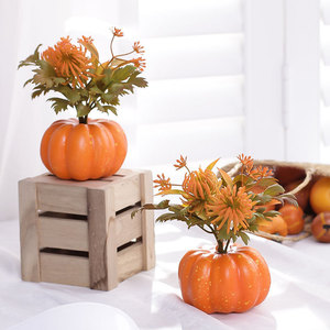 Citrouilles artificielles en gros pour la décoration de table de Halloween, Thanksgiving et la Saint-Valentin - Product Image 4
