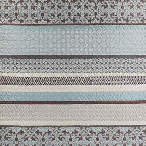 Ensemble de couette Jacquard DB 5 pièces avec coussins bleus ensemble de couette et taie d'oreiller Jacquard taille complète/reine - Product Image 3