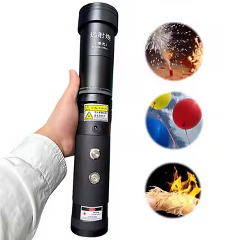 120W Circular Handheld Laser Remote Igniter Customized Max Distance 18m with Lens for Remote Ignition Fire Drills