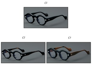 Lunettes <span class=keywords><strong>de</strong></span> <span class=keywords><strong>vue</strong></span> pour hommes et femmes avec monture <span class=keywords><strong>en</strong></span> acétate, verres transparents, anti-lumière bleue, style vintage, lunettes <span class=keywords><strong>de</strong></span> créateur tendance - Product Image 6