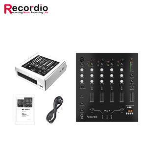 GAX-DM6 Console de mixage professionnelle 6 canaux BT Contrôleur <span class=keywords><strong>DJ</strong></span> Mixeur stéréo Système de mixage audio numérique Contrôle de vitesse avec égaliseur 3 bandes - Product Image 6