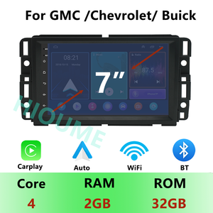 7 ''android12 xe đa phương tiện <span class=keywords><strong>Video</strong></span> Player đài phát thanh GPS navigation Carplay tự động cho GMC Chevrolet Buick enclave Yukon Acadia Equinox - Product Image 5