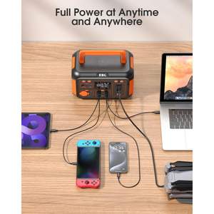 For EBL <b>Portable</b> Power Station 300W(Peak 600W) 269.36Wh Lithium Battery Outdoor Indoor Emergency Camping Solar <b>Generator</b> AU US - Product Image 3
