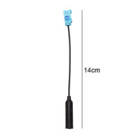 Câble adaptateur d'antenne radio automobile 12V, matériau ABS, 14cm, adaptateur audio portable FM mini stéréo pour Chrysler Renault OLIVER