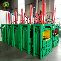 Compacteur-balleur hydraulique vertical automatique HC avec taille personnalisable 380V 500kg pour déchets municipaux et ferraille industrielle