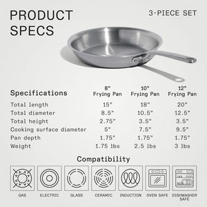 Large Modern Stainless Steel Frying <b>Pan</b> Skillets 20/24/26/28/30cm Home Cooking Cooking <b>Pan</b> with Stainless Steel Handle - Product Image 4