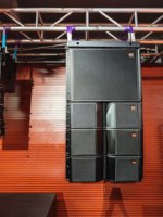 Sistema de Sonido Profesional de Alta Calidad para Interiores y Exteriores, Altavoz Line Array Dual de 8 y 18 Pulgadas para Escenarios, Teatros e Iglesias