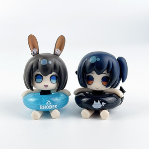 ชุดฟิกเกอร์อนิเมะ <span class=keywords><strong>Arknights</strong></span> ขนาดเล็ก พร้อมห่วงยางว่ายน้ำ อามิยะ ของเล่นพีวีซี เฉิน ฟรังก้า ของเล่นพลาสติกสำหรับตกแต่งคอนโซลรถยนต์ ของขวัญสำหรับเด็ก - Product Image 4