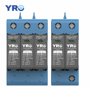 <span class=keywords><strong>YRO</strong></span> Clase C/Tipo 2 3P Solar DC SPD Protección contra rayos y supresor de sobretensiones Pararrayos eléctricos - Product Image 3
