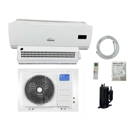 12000 BTU 1.5HP Inverter Split Air Conditioner 230V 60Hz Wall Mounted AC for Hotel Room EU Plug