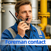 ABBREE Headset Earpiece PTT 2 Pin Profesional Audio Jernih Aksesori Walkie Talkie untuk BF-888S UV-5R 5RM Penggunaan Online Wasit