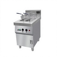 Four à frire au gaz commercial 220/380V triphasé pour restaurants, snack-bars, personnalisable, avec température constante