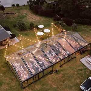 20*30 barracas exteriores transparentes para festas de casamento de eventos
