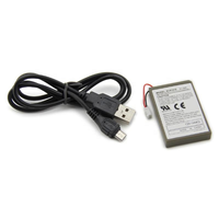 Batterie rechargeable 2000MAH 3.7V pour manette PS4, câble USB, chargeur, accessoires