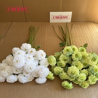 DC099 Flores Artificiales de Alta Calidad al por Mayor, 6 Cabezas de Peonías Rosas de Seda para Decoración de Bodas y Eventos