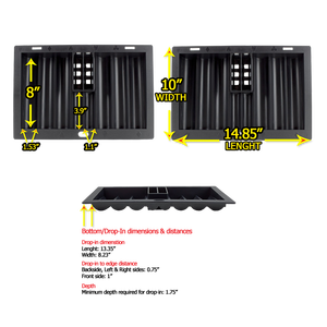 โต๊ะเล่นเกมและชิป โต๊ะโป๊กเกอร์พร้อมถาดใส่ชิป ความจุ 300 ชิป - Product Image 1