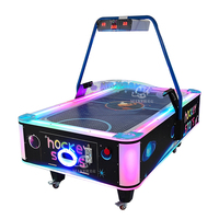 Machine de jeu d'arcade de hockey pour enfants et adultes Machine de jeu à billets à pièces Table de hockey sur air en bois