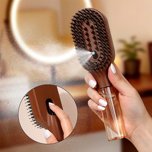Cepillo Antiestático 2 en 1 para el Cabello, Desenreda, Refresca y Suaviza, Cepillo de Masaje Capilar, Envío Rápido, Pedidos Mixtos al por Mayor - Product Image 3