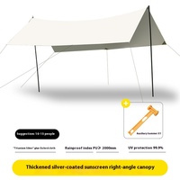 Vente en gros de grande tente de pique-nique solaire en tissu Oxford imperméable 210D pour la plage, le camping et les voyages
