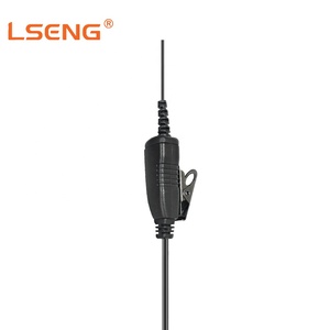 Auricular LSENG Compatible con Baofeng UV5R <span class=keywords><strong>BF888S</strong></span> TK2107 TK3107 Walkie Talkie, con Gancho en Forma de D de 2 Pines, PTT en Línea, Cable Flexible de PU - Product Image 6