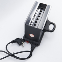 Plaque chauffante électrique portable avec thermostat réglable, boîtier métallique, classe d'efficacité énergétique pour usage domestique et fumer la chicha