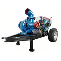 Camion-pompe mobile horizontal automatique à turbine fermée 8 10 12 16 20 pouces Pompe à eau à flux mixte