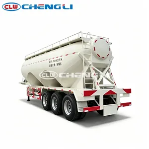 Semirremolque Neumático de 3 Ejes para Cemento a Granel, Remolque Cisterna para Polvo a Granel, Capacidad de 39-46T para Transporte en Carreteras Difíciles - Product Image 2