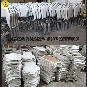Nouveau design moderne en acier inoxydable métal or chaises de mariage meubles - Product Image 2