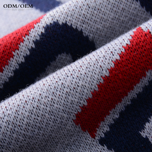 Suéter Cárdigan de Invierno para Hombre con Logotipo Personalizado, 100% Algodón, Patrón Jacquard, Cuello Redondo Informal, Prenda de Punto - Product Image 6