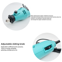 130W électrique bricolage meuleuse à vitesse variable multi-fonction rotative machine de découpe à main pour le forage du bois élimination de la rouille