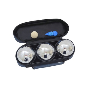 Ensemble <span class=keywords><strong>de</strong></span> <span class=keywords><strong>pétanque</strong></span> boule 3 <span class=keywords><strong>boules</strong></span> 73mm avec logo personnalisé <span class=keywords><strong>de</strong></span> la meilleure qualité, sports <span class=keywords><strong>de</strong></span> plein air amusants avec <span class=keywords><strong>boules</strong></span> en acier - Product Image 1