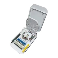 Caja de distribución FTTH de 8 núcleos Caja divisora de fibra óptica 1x8
