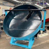 Granulateur à disques à prix abordable pour la fabrication d'engrais à base de sulfate de magnésium et de gypse, machine à granulés d'engrais organique