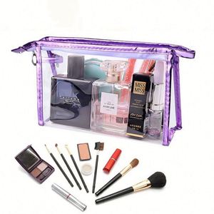 Custom Logo Waterproof <b>Transparent</b> PVC Cosmetic <b>Bag</b> Portable Travel Bathroom Wash <b>Bag</b> Clear <b>Makeup</b> Pouch - Product Image 4