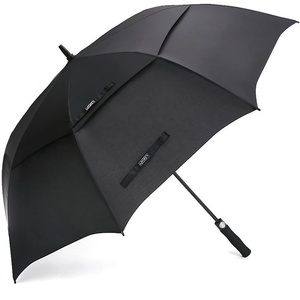 <span class=keywords><strong>Parapluie</strong></span> de golf extra large à double couche, robuste, ouverture automatique, coupe-vent, résistant aux UV, en pongé 190T, avec manche - Product Image 1