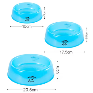 Hot Selling Portable Plastic Slow <b>Feeder</b> <b>Cat</b> Food Bowl Eco-friendly Lightweight Waterproof Transparent Pet Bowl - Product Image 6