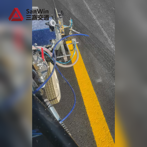 Máquina de Señalización Vial sin Aire con Bomba de 2 Componentes, Dispensador Neumático de Microesferas de Vidrio para Pintura en Frío, Equipo para Máquina de Líneas Lazer - Product Image 5