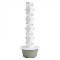 Tour hydroponique à 9 étages de 165 cm, système de culture vertical pour jardin domestique, potager et herbes aromatiques