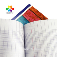 Cahier d'exercices A5 Cahier d'exercices A4 à reliure en ligne française d'usine chinoise pour l'école
