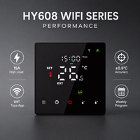 Termostato inteligente HYSEN para pantalla táctil LED eléctrica 16A Termostato Tuya ZigBee Termostato programable semanal