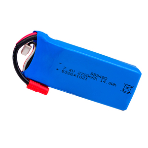 カスタム8534802700 mah 7.4vリチウムポリマーバッテリーリチウムイオン電池充電式バッテリー<span class=keywords><strong>Lipo</strong></span>バッテリーパック - Product Image 5