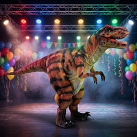 Costume de dinosaure T-Rex réaliste pour adulte, avec jambes cachées, animatronique, sonore, pour spectacle en parc à thème