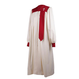 Túnica de Coro Unisex Mate Senior Carly, Túnica Larga de Iglesia con Manga Ajustable - Product Image 2