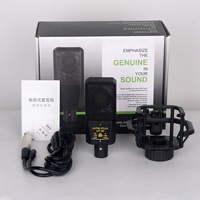 Kondensatormikrofon-Set Metall-Mikrofonhalter Doppelschichtiger Pop-Filter LGT240 Mikrofon-Kit für Studioaufnahmen & Rundfunk
