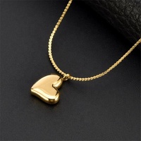 Yiwu Aceon En Acier Inoxydable Surface Membre de la Famille Amour Cadeau Gonflé Tourbillon Coeur Pendentif