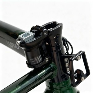 Bicicleta Plegable de 20 Pulgadas con Cuadro de Fibra de Carbono, Frenos de Disco, 7 Velocidades, Bicicleta Urbana Portátil para Adultos - Product Image 3
