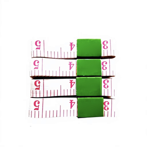 เทปวัดตัว PVC แบบนิ่ม 150 ซม. ไม้บรรทัดวัดขนาดแบบพกพาสำหรับงานตัดเย็บเสื้อผ้า เครื่องมือเย็บผ้า ผลิตในจีน - Product Image 2