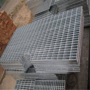 Grille de drainage extérieure en acier pour allée, grille de canalisation, couvercle de manhole, en acier galvanisé à chaud, à verrouillage par pression, durable, pour l'eau - Product Image 1