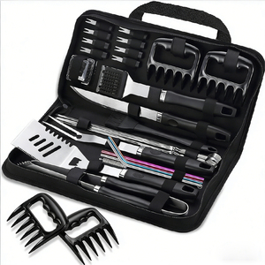 Juego <span class=keywords><strong>de</strong></span> 27 Utensilios para Barbacoa <span class=keywords><strong>de</strong></span> Acero Inoxidable, Juego <span class=keywords><strong>de</strong></span> Herramientas para Barbacoa con Pinzas para Carne, para Asados al Aire Libre, Juego <span class=keywords><strong>de</strong></span> Regalo para Camping - Product Image 1